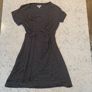 Black and white Wrap dress